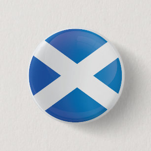 Scotland  Round Icon Flag 3 Cm Round Badge
