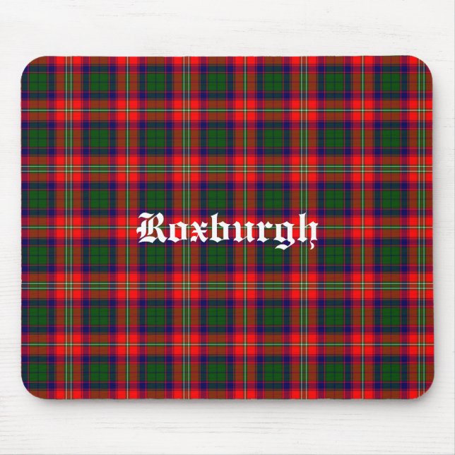 Scotland Roxburgh District Tartan Personalised Mouse Pad (Front)