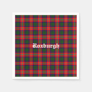 Scotland Roxburgh District Tartan Personalised Napkin