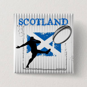 Scotland Rugby Button