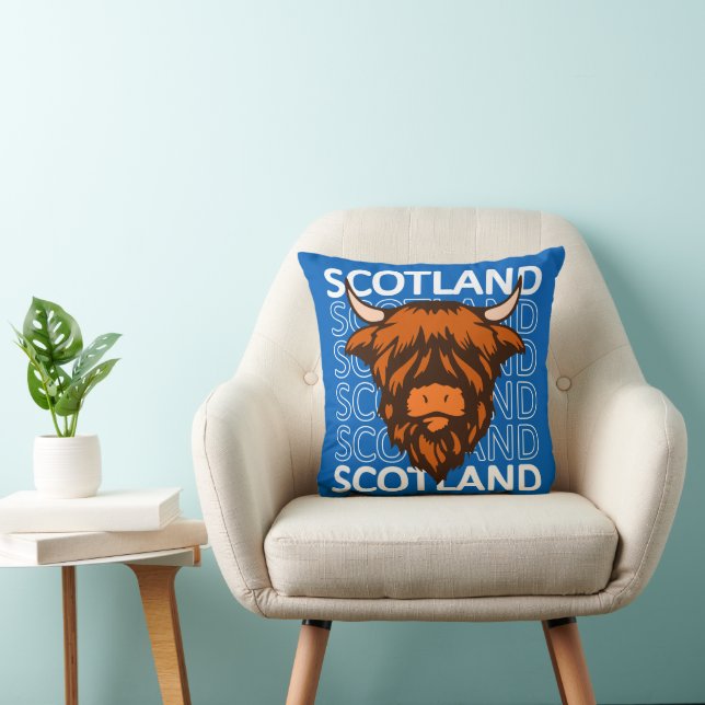 Scotland - Saltire Butterfly Cushion (Chair)