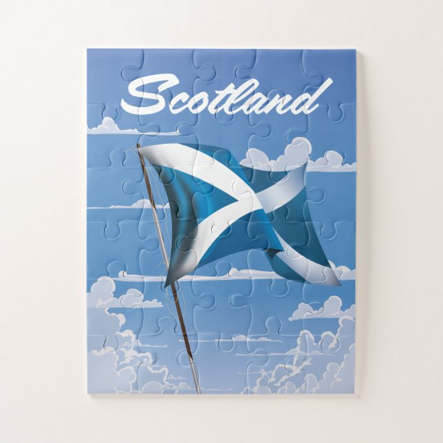 Scotland Saltire Jigsaw Puzzle (Vertical)