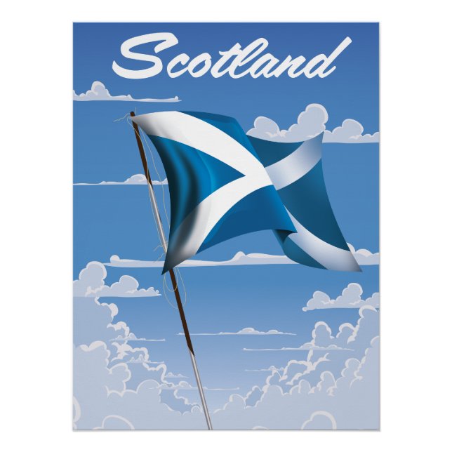Scotland Saltire Poster (Front)