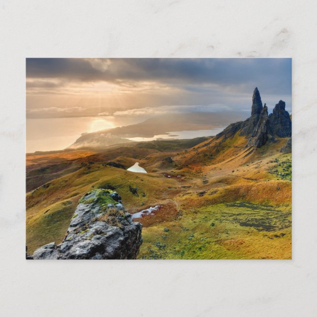 Scotland Scenic Rolling Hills Landscape Postcard (Front)