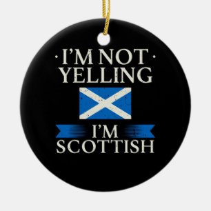 Scotland Scotland Flag Ceramic Tree Decoration