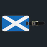 Scotland/Scottish Flag Luggage Tag<br><div class="desc">Travel in style with this luggage tag of the Scottish flag. One side of the tag features the flag of Scotland, the other side of the tag is left blank so that the owner may write his or her traveller information on it. This item is on sale for the lowest...</div>