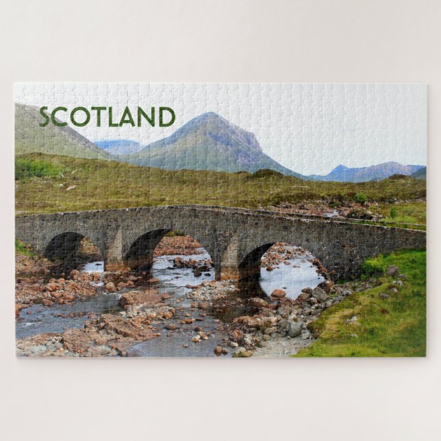 Scotland: Sligachan Bridge, Isle of Skye Jigsaw Puzzle (Horizontal)