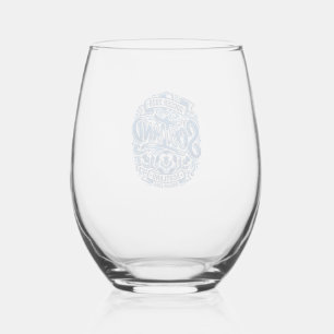 Scotland Soccer 2026 Soccer Bold Country Typograph Stemless Wine Glass