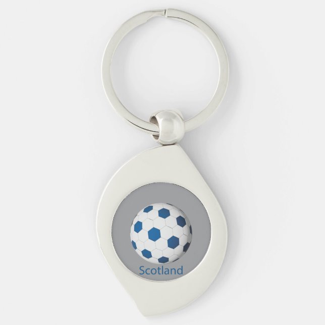 Scotland Soccer Key Ring (Front)