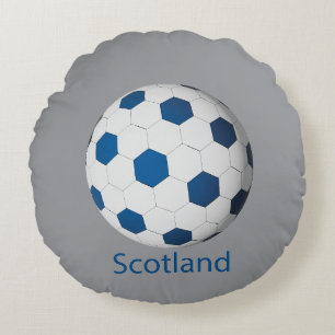 Scotland Soccer Round Cushion