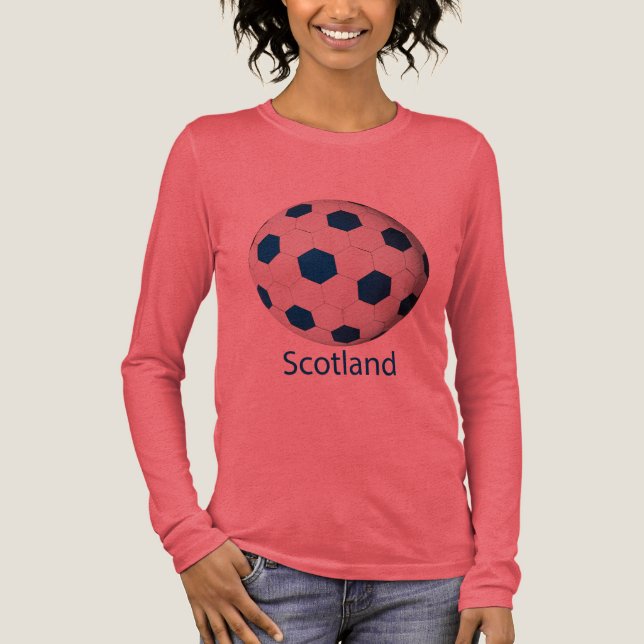Scotland Soccer Tri-Blend Shirt (Front)