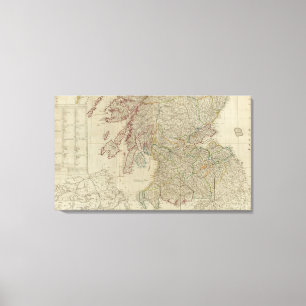 Scotland south canvas print
