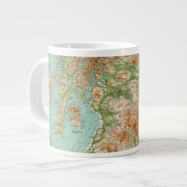 Scotland southern section large coffee mug (Front Left)