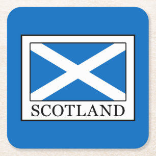 Scotland Square Paper Coaster