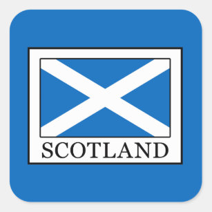 Scotland Square Sticker