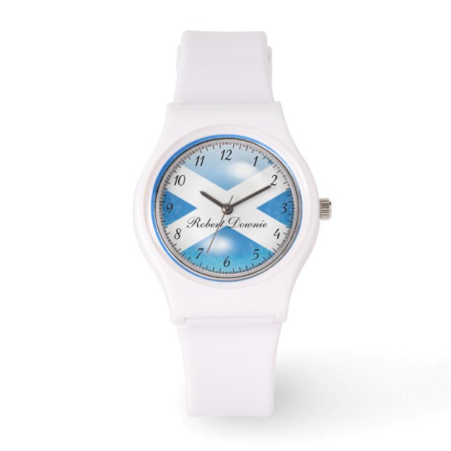 Scotland St Andrews Saltire Cabochon effect .. Watch (Front)