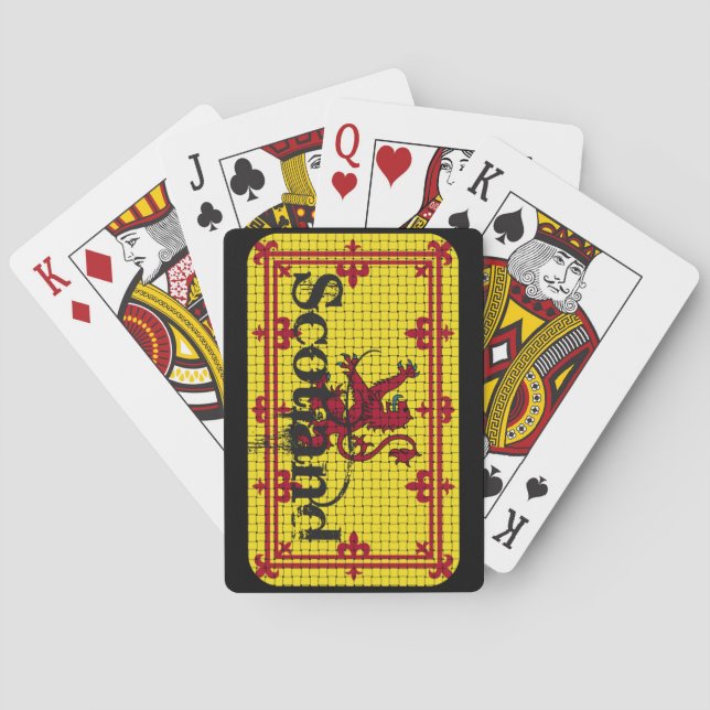 Scotland Standard Flag Playing Cards (Back)