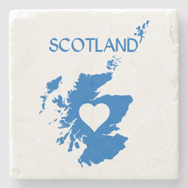 Scotland Stone Coaster (Front)