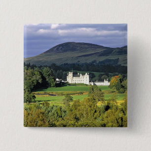 Scotland, Tayside, Blair Castle. In an emerald 15 Cm Square Badge