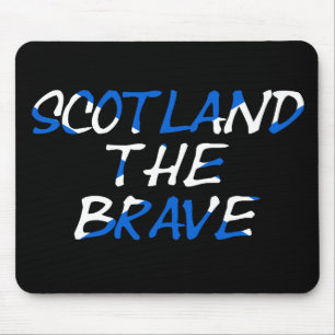 Scotland The Brave on Scottish Flag mpcn Mouse Pad