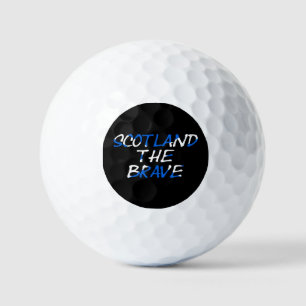 Scotland The Brave on Scottish Flag va gbcnt Golf Balls