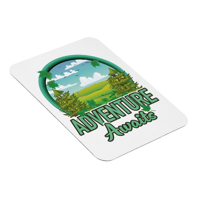 Scotland Travel logo Magnet (Right Side)