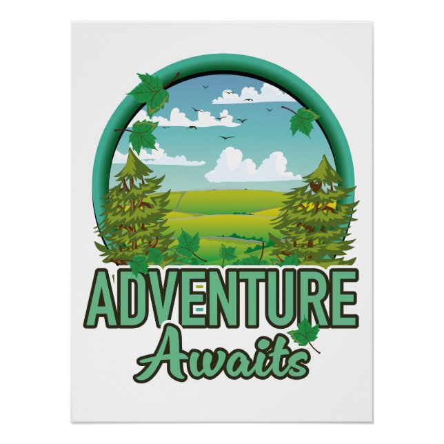 Scotland Travel logo Poster (Front)