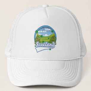Scotland Travel logo Trucker Hat