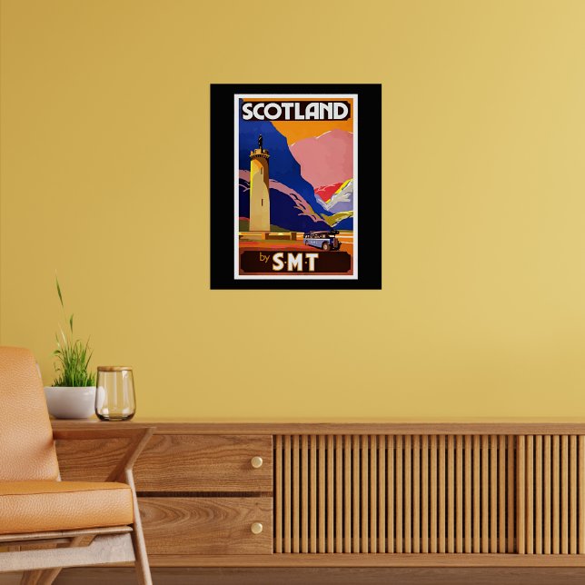 Scotland Travel Poster (Living Room 2)