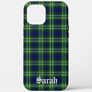 Scotland Tweedside District Tartan Personalised iPhone 12 Pro Max Case