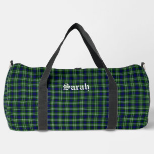 Scotland Tweedside District Tartan Personalized Duffle Bag