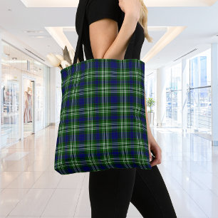 Scotland Tweedside District Tartan Tote Bag