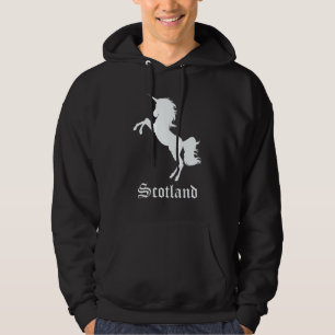 Scotland Unicorn Silhouette National Symbol Scotti Hoodie
