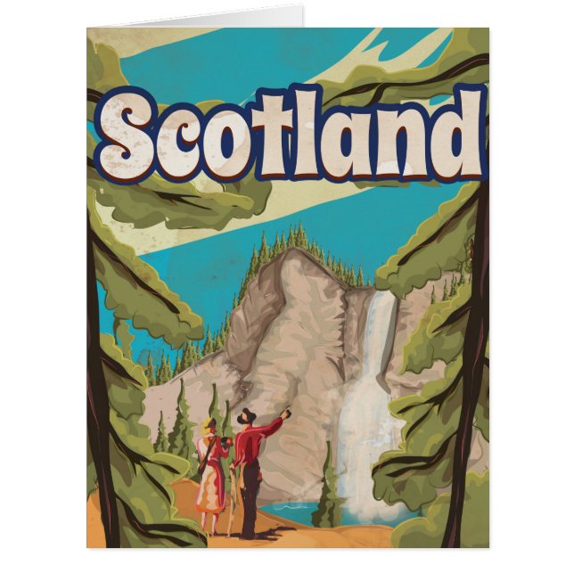 Scotland Vintage Travel Poster (Front)