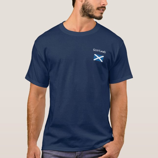 Scotland w/flag T-Shirt (Front)