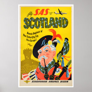 Scotland Wall Art Travel Poster Print Scottish