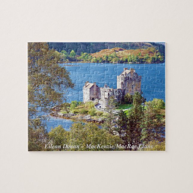 Scotland's Eilean Donan – MacKenzie/MacRae Clans Jigsaw Puzzle (Horizontal)