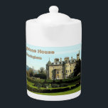 Scotland's Finlaystone House, Cunningham Clan<br><div class="desc">Quietly bask in your Scottish Cunningham heritage with a cuppa steeped in this teapot featuring a photo of the grand house your clan called home for generations. Finlaystone House overlooks the river Clyde, near the village of Langbank in the Inverclyde council area and the historic county of Renfrewshire. It can...</div>