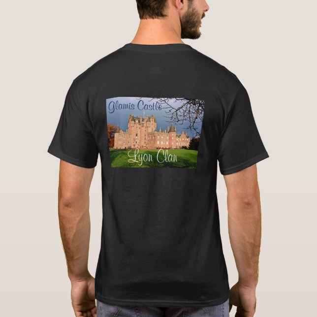 Scotland's Glamis Castle -  Lyon Family Home Photo T-Shirt (Back)