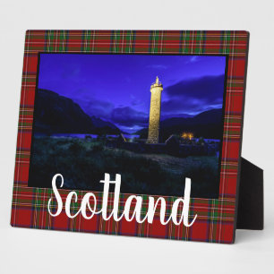 Scotland's Glenfinnan Monument Tabletop Plaque