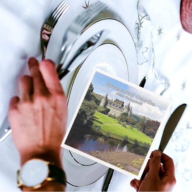 Scotland's Inveraray Castle Of Campbell Clan Napkin (Creator Uploaded)