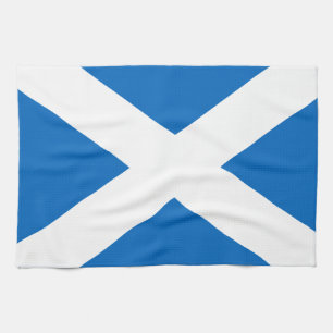 Scotland's Saltire,Scottish Flag (Official Colour) Tea Towel