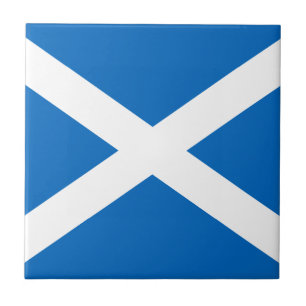 Scotland's Saltire,Scottish Flag (Official Colour) Tile