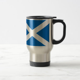 Scotland's Saltire,Scottish Flag (Official Colour) Travel Mug