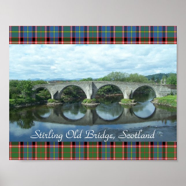 Scotland's Stirling Old Bridge  Poster (Front)