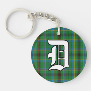 Scots Clan Duncan Tartan Plaid Key Ring