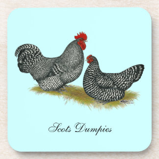 Scots Dumpy Chickens Coaster