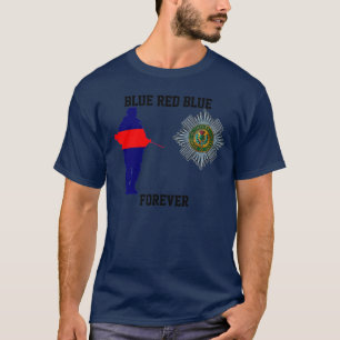 Scots Guards Blue Red Blue Forever T-Shirt