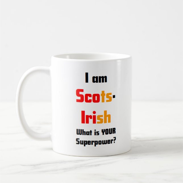 scots-irish coffee mug (Left)