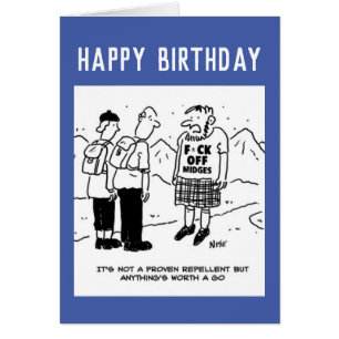 Scotsman's Attempt at repelling midges